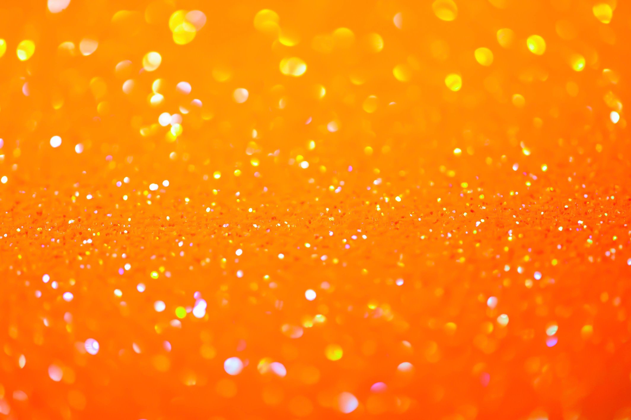 Orange Glitter Background