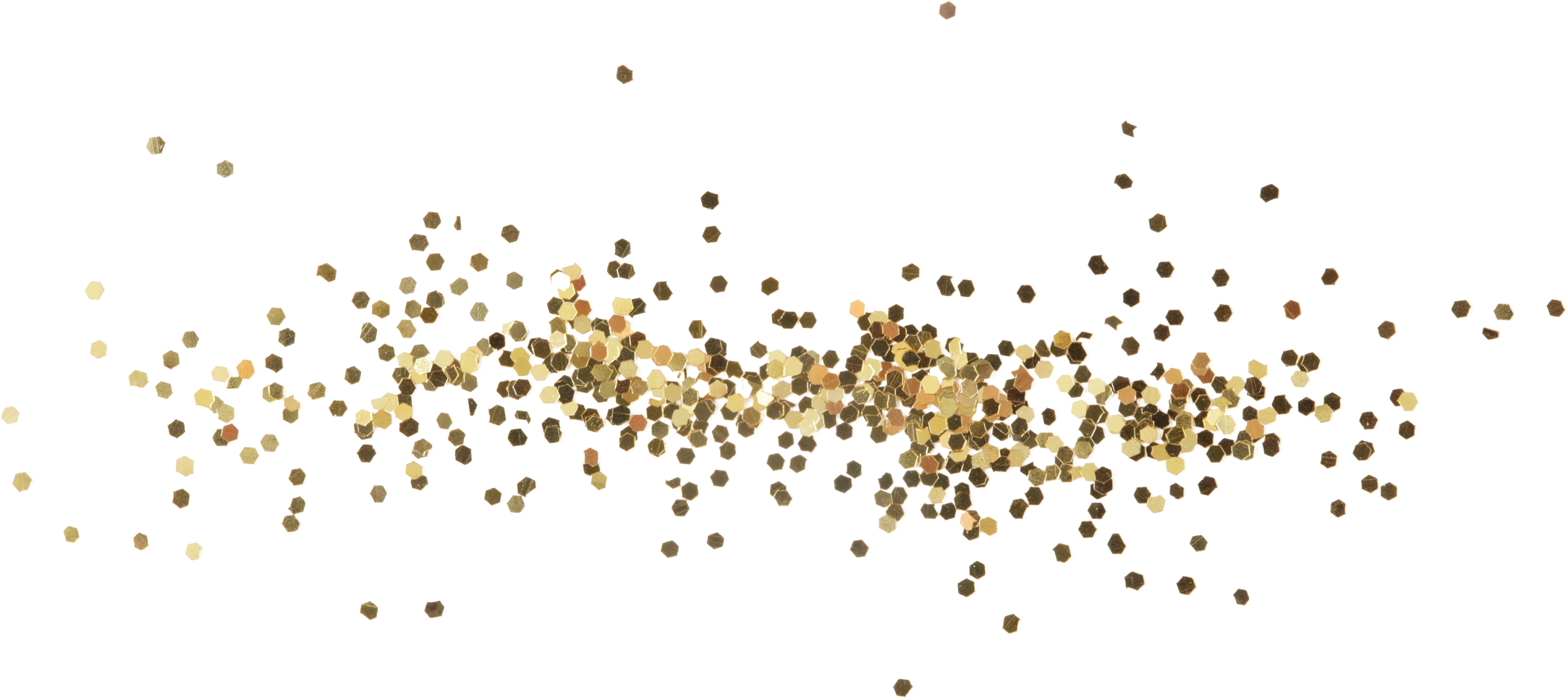 Gold Glitter Texture Isolated. Abstract Background.