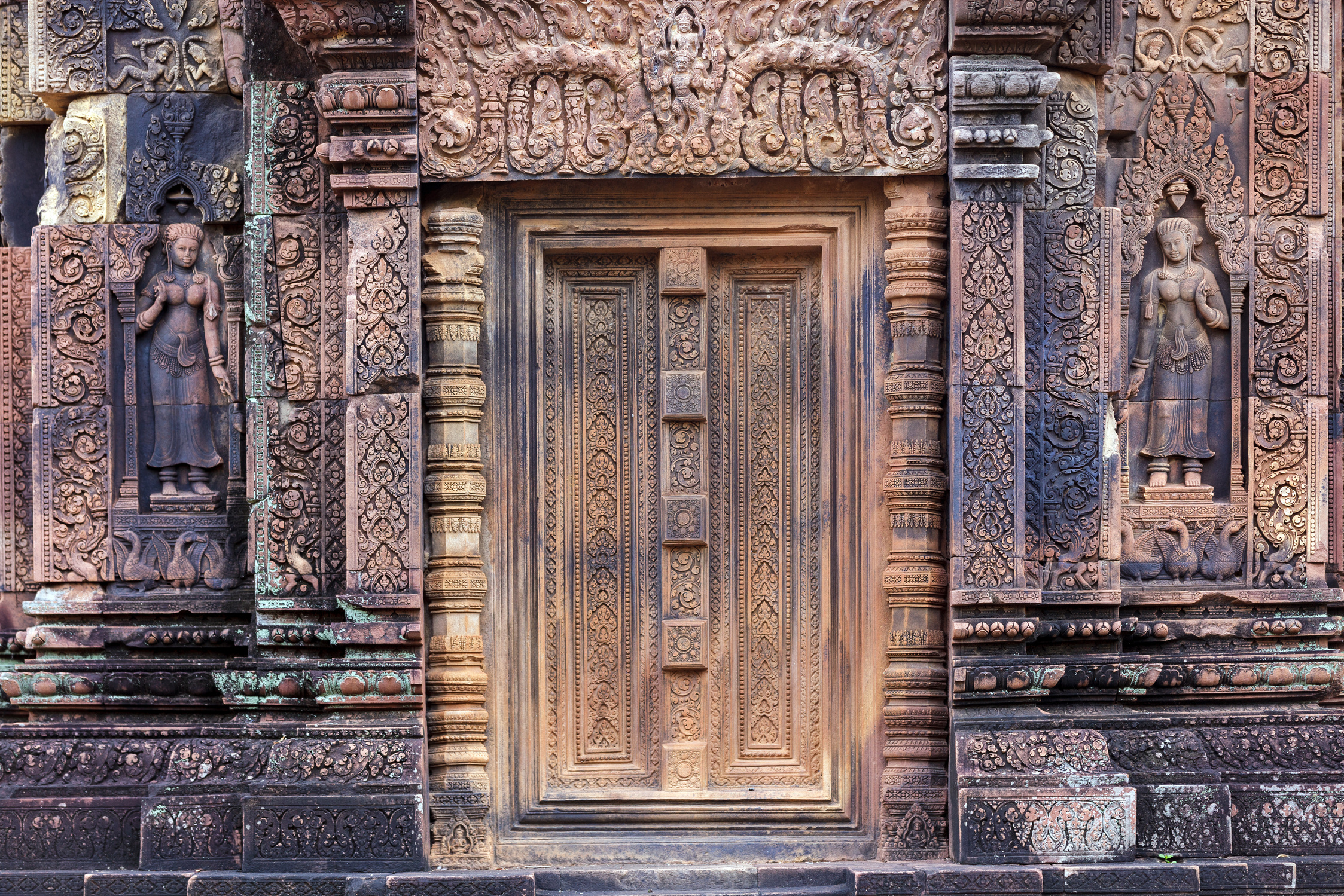 Khmer Temple Door